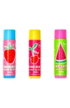 Iscream Kids' Juice Can 3-pack Lip Balms In Multi
