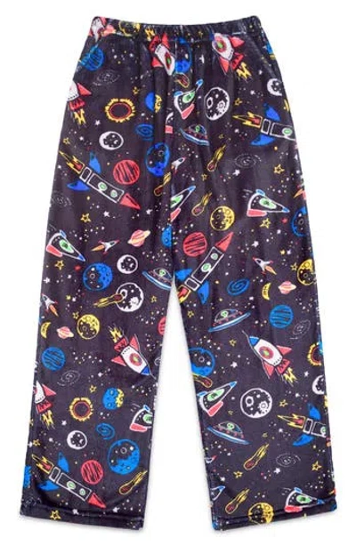 Iscream Kids' Out Of This World Plush Pajama Pants In Blue Multi
