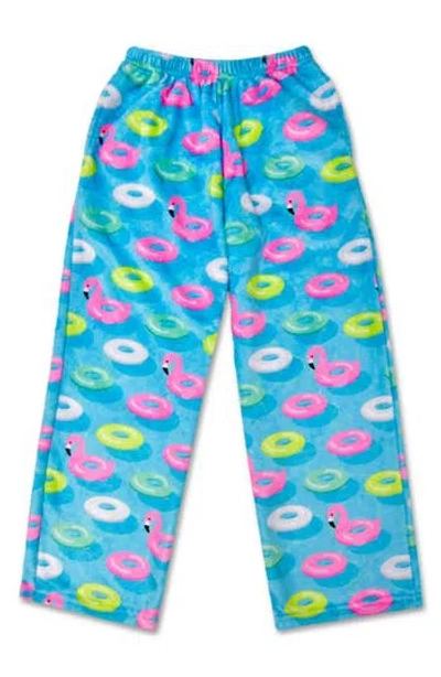 Iscream Kids' Pool Party Plush Pajama Pants In Blue