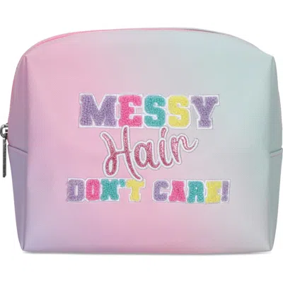 Iscream Kids' Sleepover Assorted 5-pack Scrunchies & Cosmetic Bag Set In Pink