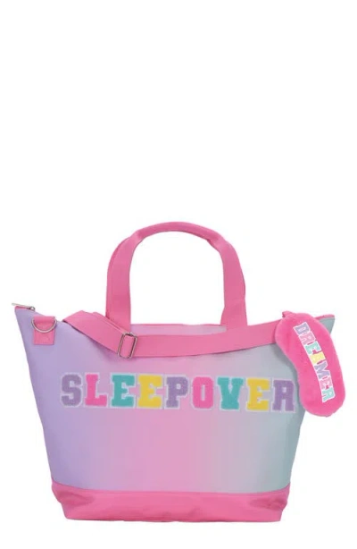 Iscream Kids' Sleepover Weekender Bag & Eye Mask Set In Multi