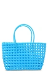 Iscream Kids' Small Woven Tote In Blue