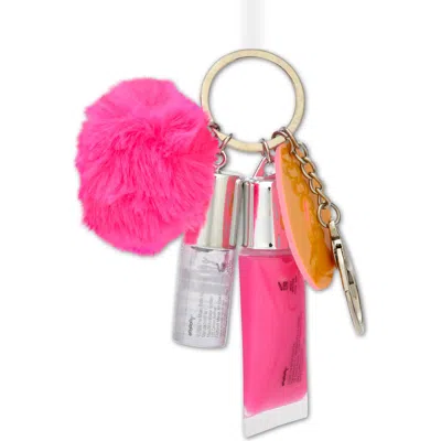 Iscream Kids' Sprinkle Donut Lip Gloss & Lip Oil Key Chain Set In Multi