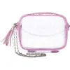 Iscream Kids' Tassel Clear Crossbody Bag In Multi