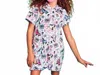 Iscream Let's Roll Plush Romper In Pink In Multi