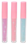 Iscream Sparkle & Shine Assorted 3-pack Lip Glosses In Pink