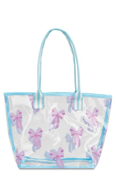 Iscream Kids'  Spring Bows Clear Tote Bag In Multi