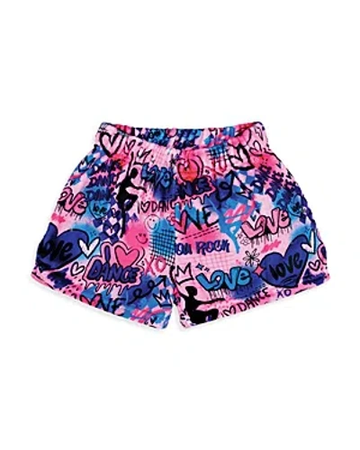 Iscream Girls' Corey Paige Dance Plush Shorts - Little Kid, Big Kid In Multi