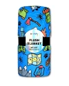 Iscream Kids' Unisex Plush Blanket - Ages 3+ In Camp Out