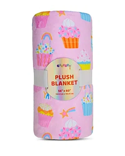 Iscream Unisex Plush Blanket - Ages 3+ In Cupcake Party
