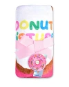 Iscream Kids' Unisex Plush Blanket - Ages 3+ In Donuts