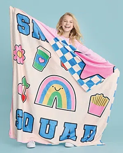 Iscream Kids' Unisex Plush Blanket - Ages 3+ In Multi