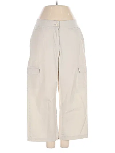 Pre-owned Isda & Co Cargo Pants In White