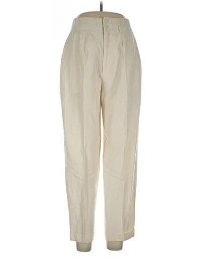 Pre-owned Isda & Co Casual Pants In White