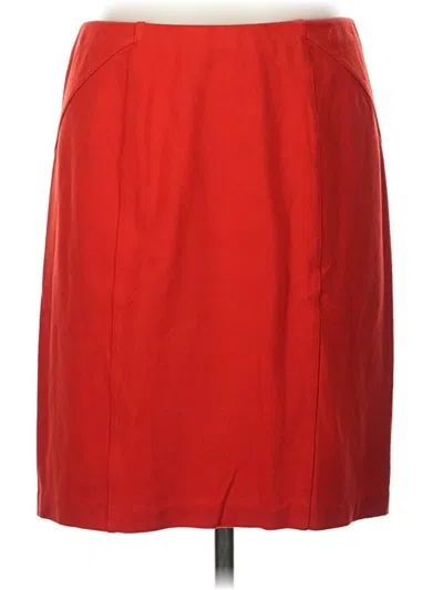 Pre-owned Isda & Co Formal Skirt In Red