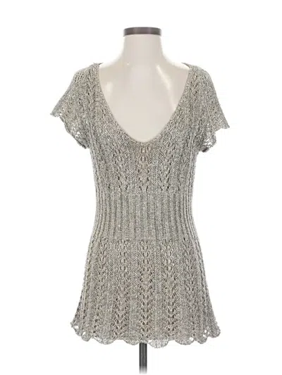 Pre-owned Isda & Co Sweater Vest In Silver