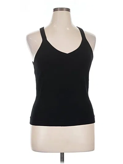 Pre-owned Isda & Co Tank Top Black Halter Neckline Tops