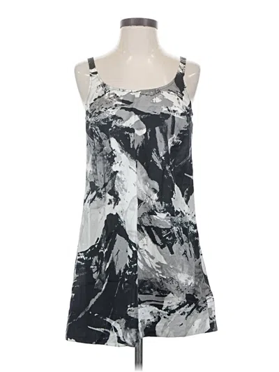 Pre-owned Isda & Co Tank Top Gray Halter Neckline Tops