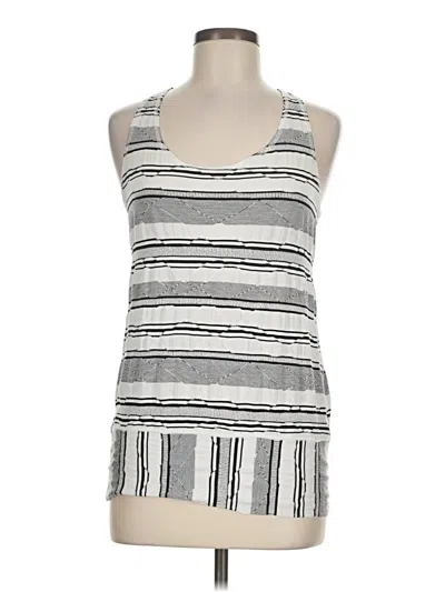 Pre-owned Isda & Co Tank Top Gray Halter Neckline Tops