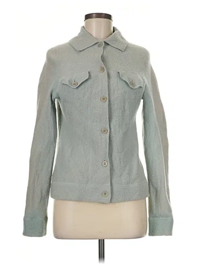 Pre-owned Isda & Co Wool Cardigan Sweater In Teal
