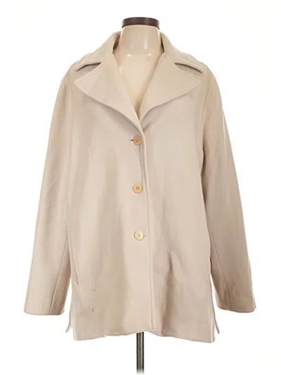 Pre-owned Isda & Co Wool Coat In Brown