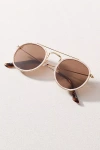 I-sea All Aboard Circle Sunglasses In Brown