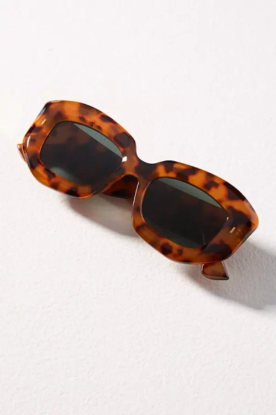 I-sea Bubble Retro Sunglasses In Brown