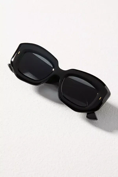 I-sea Bubble Retro Sunglasses In Black