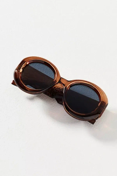 I-sea Circle Floral Sunglasses In Brown