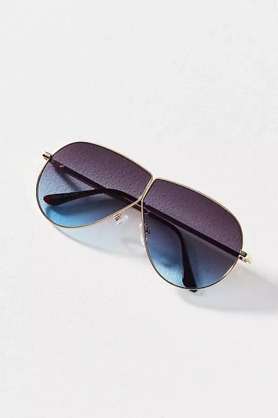 I-sea Colorful Metal Aviator Sunglasses In Blue