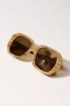 I-sea Geometric Circle Sunglasses In Brown