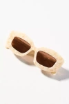 I-sea Airen Sun Embellished Sunglasses In White