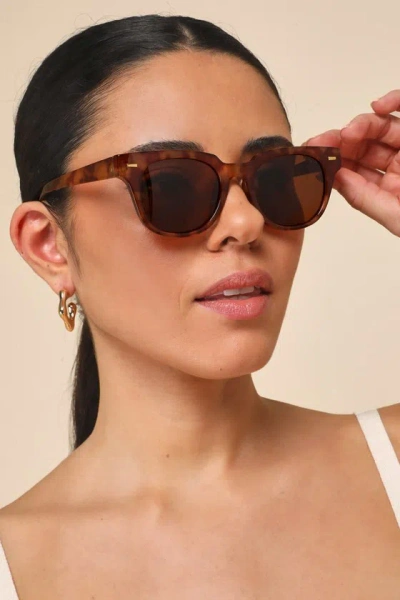 I-sea Lido Brown Tortoise Wayfarer Sunglasses