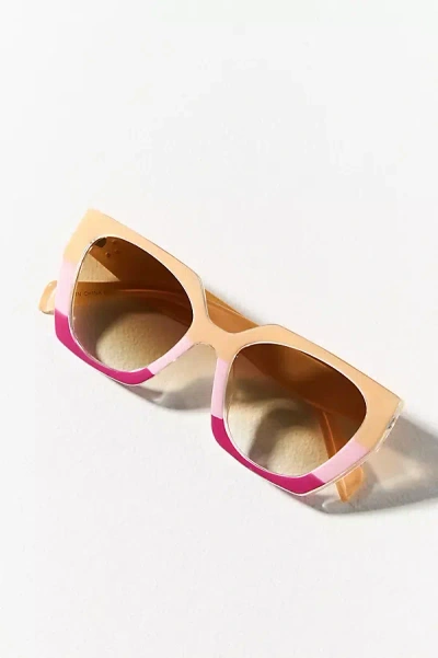 I-sea Mia Oversized Cat-eye Sunglasses In Pink