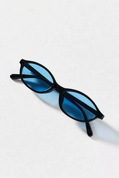 I-sea Oval East West Sunglasses In Black