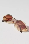 I-sea Oval Rim Sunglasses In Brown
