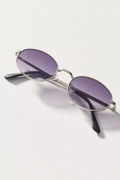 I-sea Oval Wire Sunglasses In Black