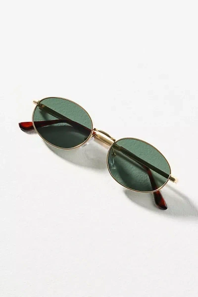 I-sea Oval Wire Sunglasses In Gold