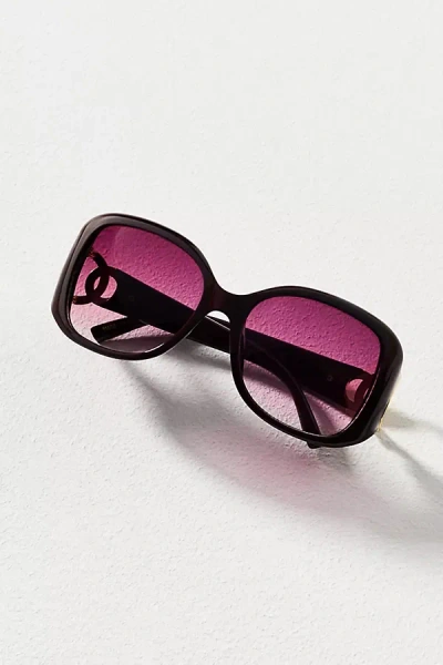 I-sea Oversized Retro Sunglasses In Red
