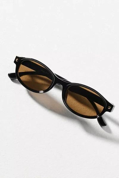 I-sea Slim Oval Sporty Sunglasses In Black