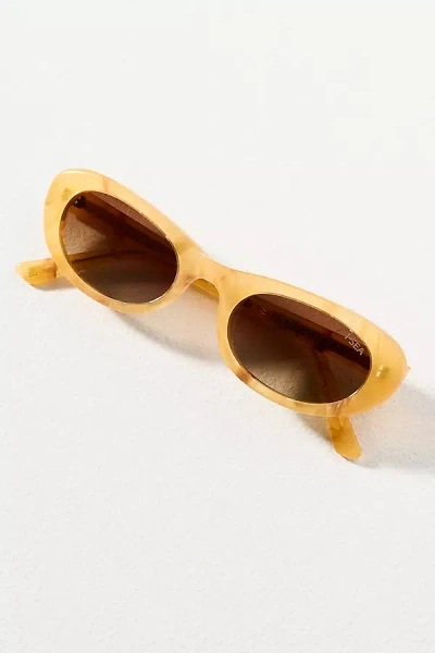 I-sea Slim Oval Sunglasses In Brown