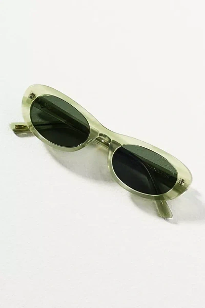 I-sea Slim Oval Sunglasses In Green