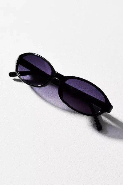 I-sea Slim Rectangle Sporty Wrapped Sunglasses In Black