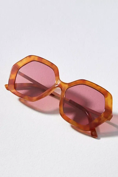 I-sea Tortoiseshell Metal Sunglasses