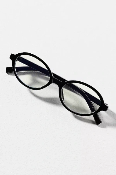 I-sea Tortoiseshell Oval Blue Light Readers In Black