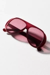 I-sea Translucent Aviator Sunglasses In Brown