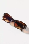 I-sea Translucent Oval Sunglasses In Brown