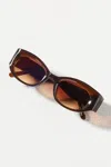 I-sea Translucent Oval Sunglasses In Brown