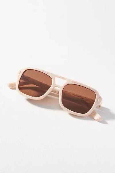 I-sea X Anthropologie Royal Polarized Sunglasses In Brown
