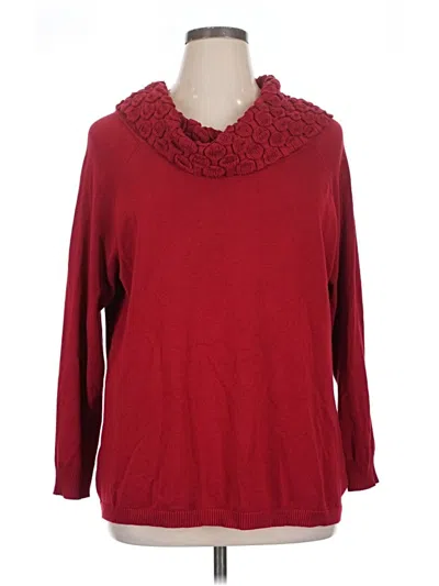 Pre-owned Isela Pullover Sweater In Red